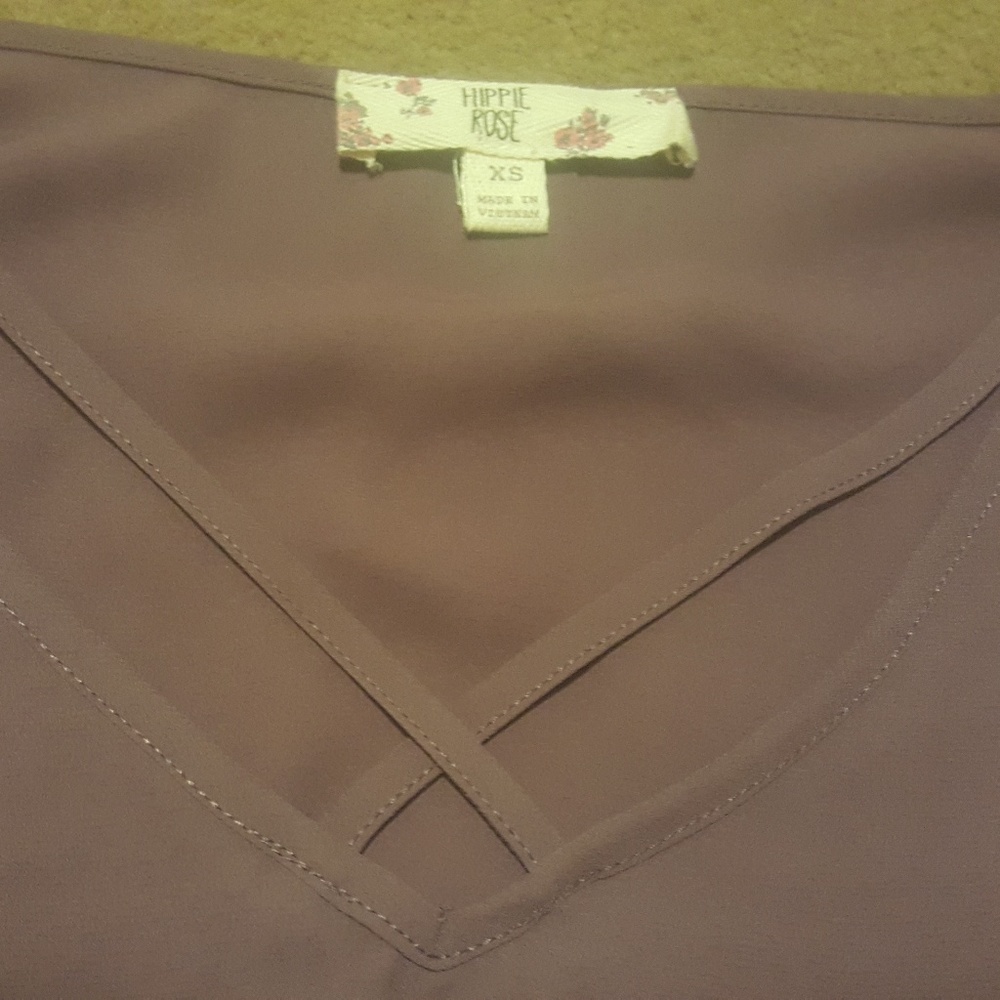 Chiffon cross front Blouse